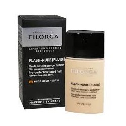 Filorga Flash Nude Light Fluid Fondotinta Fluido Doppia Azione 02 Nude Gold 30ml