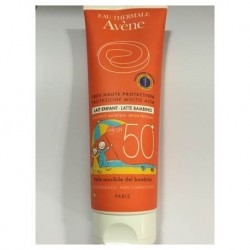 Eau Thermale Avène Latte Solare SPF50+ Protezione Molto Alta Bambini 250ml