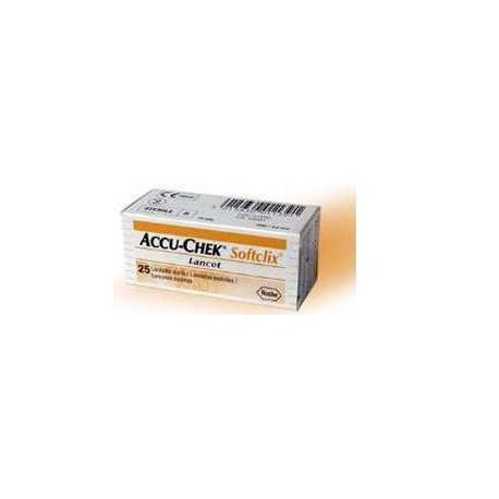 Roche Diabetes Care Italy Lancette Pungidito Accu-chek Softclix 25 Pezzi