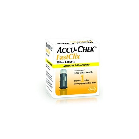 Roche Diabetes Care Italy Lancette Pungidito Accu-chek Fastclix 100 + 2 Pezzi