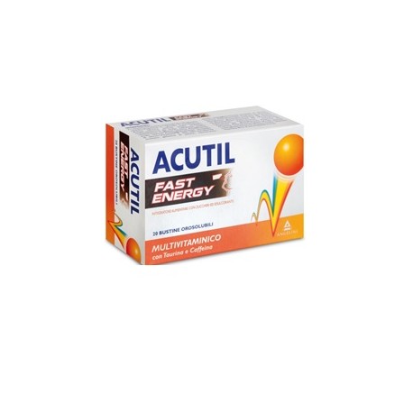 Angelini Acutil Multivit Fast Energy 20bustine Orosolubili 40g