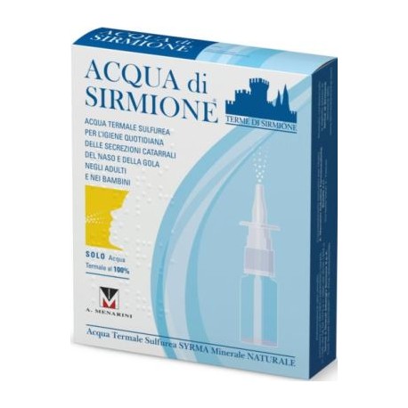 Terme Di Sirmione Acqua Sirmione Minerale Naturale 6 Fiale 15 Ml