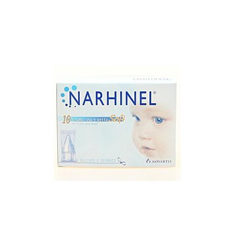 Narhinel Ricarica Usa & Getta Per Aspiratore Nasale 20 Ricambi Soft