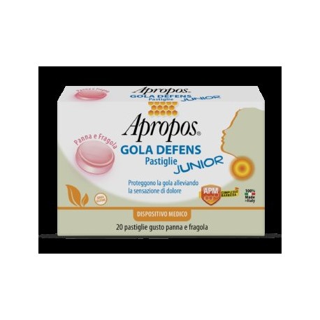 Desa Pharma Apropos Gola Defens Pastiglie Junior Panna/fragola