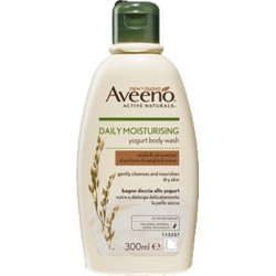 Johnson & Johnson Aveeno Bagno Doccia Yogurt Vaniglia & Avena 300 Ml Promo