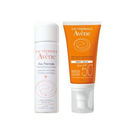 Eau Thermale Avene Confezione Speciale Crema 50+ Con Spray Acqua Termale 50 Ml