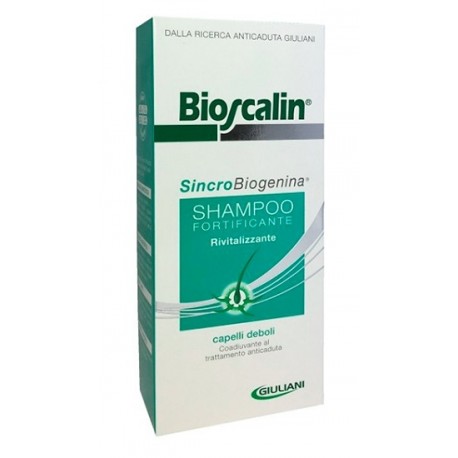 Giuliani Bioscalin Sincrobiogenina Shampoo Fortificante Rivitalizzante Primavera 200 Ml