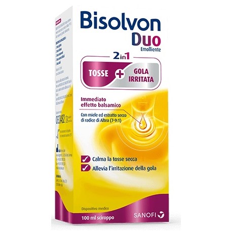 Sanofi Bisolvon Duo Sciroppo Emolliente 100 Ml