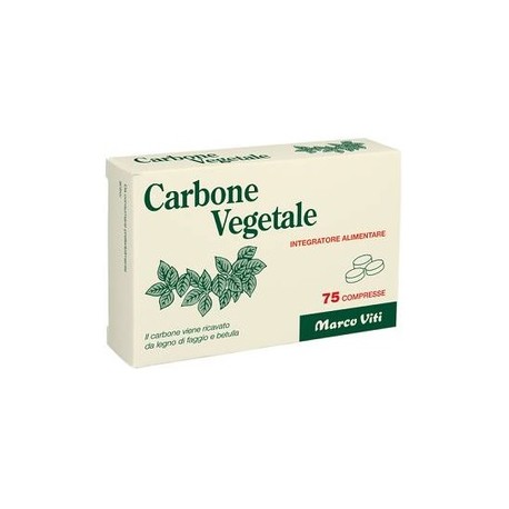 Marco Viti Farmaceutici Carbone Vegetale 75 Compresse