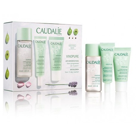 Caudalie Italia Caudalie Kit Vinopure 15 Giorni Lozione 50 Ml + Siero 10 Ml + Fluido 15 Ml