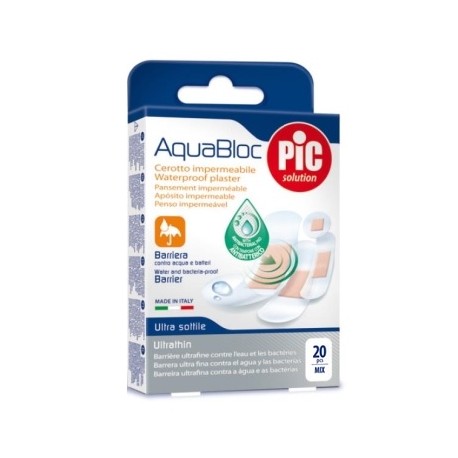 Pikdare Cerotto Pic Aquabloc Mix Antibatterico 20 Pezzi