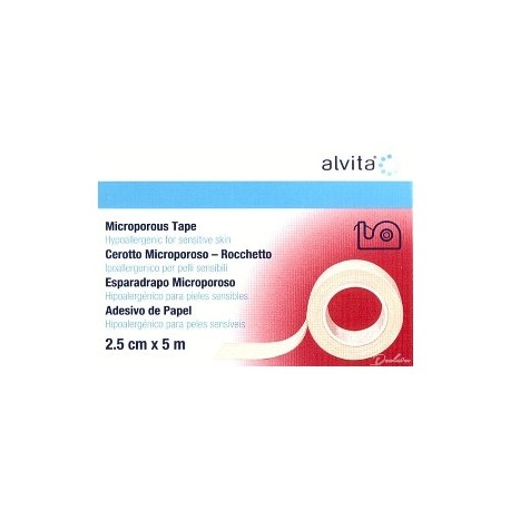 Alliance Healthcare It. Dis. Cerotto Microporoso In Rocchetto 2,5cmx5m Alvita