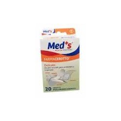 Farmac-zabban Cerotto Meds Strips Delicato Tessuto Non Tessuto Assortiti 20 Pezzi