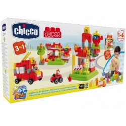 Chicco Gioco Costruz Pompier 70 Pezzi