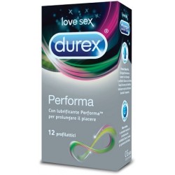 Reckitt Benckiser H. Profilattico Durex Performa Easyon 12 Pezzi