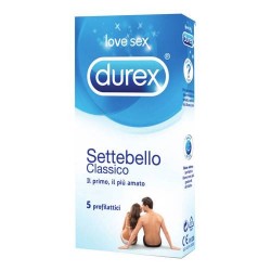 Reckitt Benckiser H. Profilattico Durex Settebello Classico 5 Pezzi