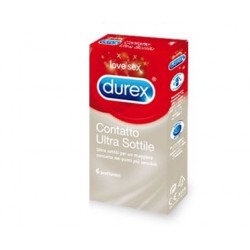 Reckitt Benckiser H. Profilattico Durex Contatto Ultra Sottile 6 Pezzi