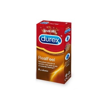 Reckitt Benckiser H. Profilattico Durex Realfeel 6 Pezzi