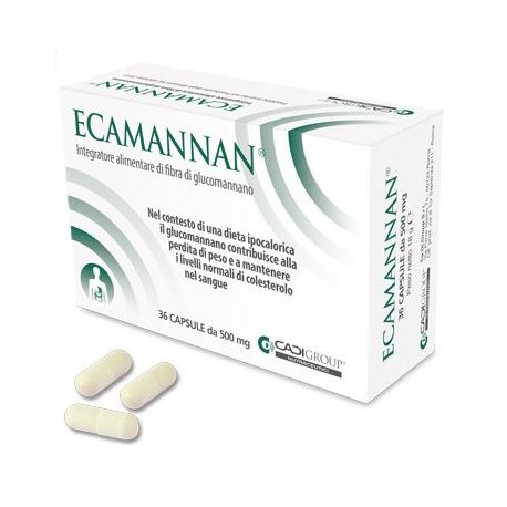 Ca. Di. Group Ecamannan 36 Capsule 500 Mg