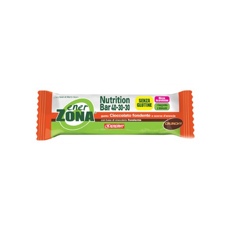 Enervit Enerzona Nutrition Bar 40-30-30 Cioccolato Fondente E Scorze D'arancia 1 Bustina 45 G