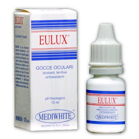 Mediwhite Eulux Gocce Oculari Naturali Vegetali Camomilla 10 Ml