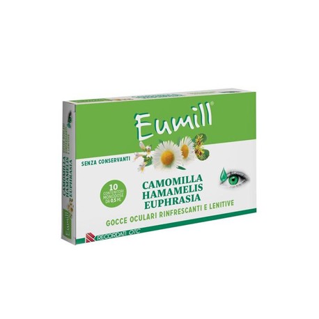 Recordati Eumill Gocce Oculari 10 Flaconcini Monodose 0,5 Ml