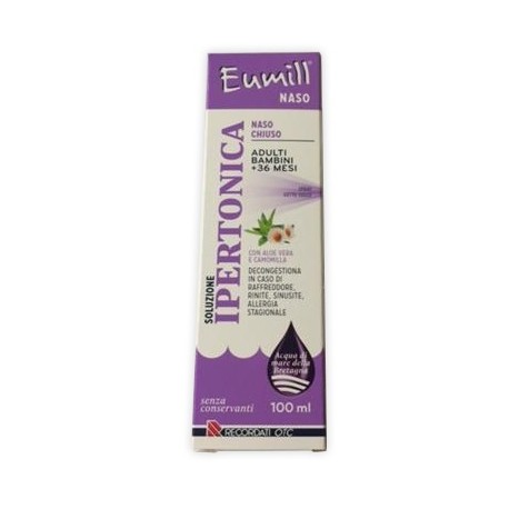 Recordati Eumill Naso Spray Soluzione Isotonica 100 Ml