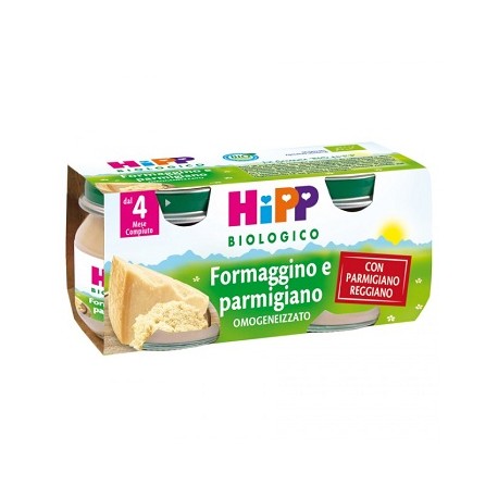 Hipp Italia Hipp Bio Hipp Bio Omogeneizzato Formaggino Ai Tre Forma G Gi 2x80 G