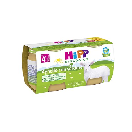 Hipp Italia Hipp Bio Hipp Bio Omogeneizzato A Gnello Con Verdure 2x80 G