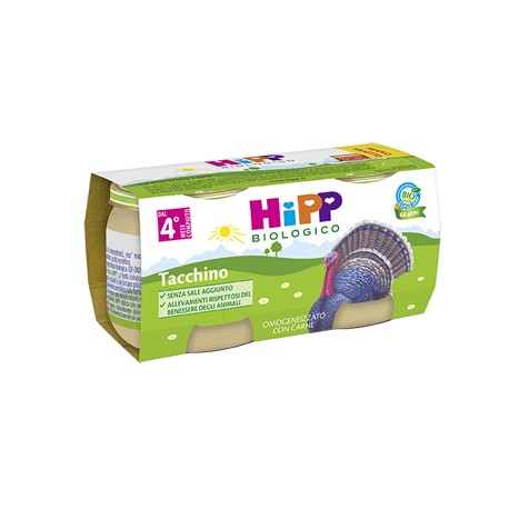 Hipp Italia Hipp Bio Hipp Bio Omogeneizzato Tacchino 2x80 G