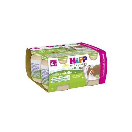 Hipp Italia Hipp Bio Hipp Bio Omogeneizzato Pollo Vitello 4x80 G