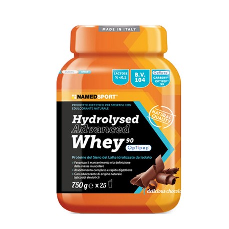 Namedsport Hydrolysed Advanced Whey Delicious Chocolate Barattolo Polvere Orale 750 G